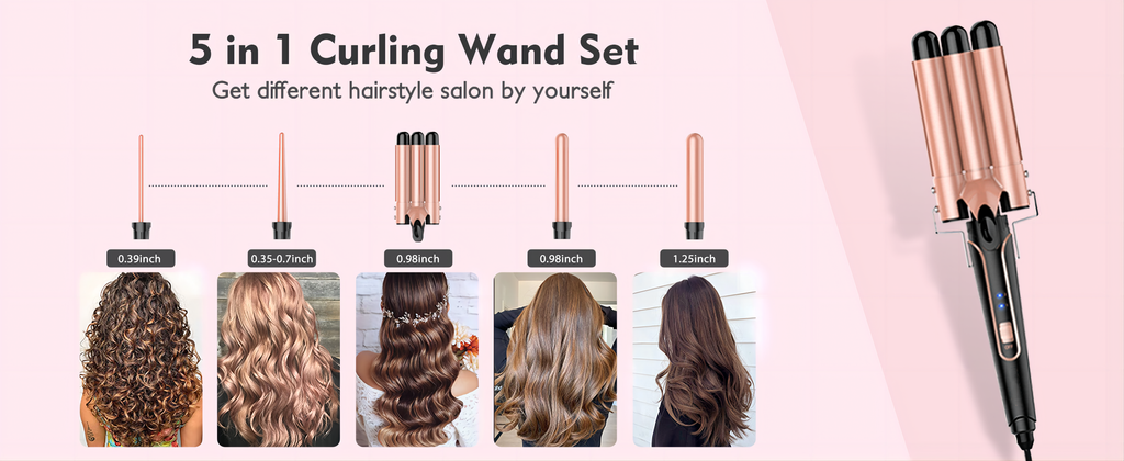 5 Hairstyles to Create with a 5-in-1 Curling Iron