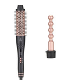 SixriverLady 2 in 1 Interchangeable Hot Air Brush and Bubble Curler