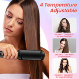 SixriverLady 2 in 1 Flat Straightener and Waver Hair Tool - Black