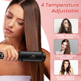 SixriverLady 3 in 1 Flat Straightener and Waver Volumizing Crimper