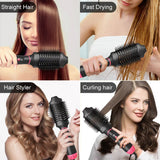 SixriverLady 4 in 1 Hair Dryer Brush, Blowout Brush Hair Dryers & Styler Volumizer-Pink