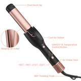 SixriverLady Cool Air Funktion Friseursalon Lockenwickler 2-in-1 Haarglätter Lockenwickler