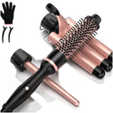 SixriverLady 2 in 1 Curling Iron with LCD Temperature Display