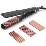 SixriverLady 3-in-1 Interchangeable Plates Professional Straightener and Curler